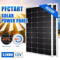 400W Mono Solar Panel 12V High Efficiency Mono Module RV Marine Boat Off Grid