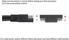 Versatile SAE Connector Set with 10AWG Wire for Solar Power Solutions – 3 Pack