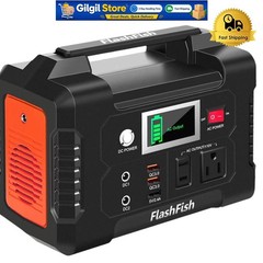Power On-the-Go: 200W Portable Power Station & Quiet Generator for Emergencies