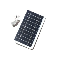 5V 2W Solar Panel Output USB Outdoor Portable Solar System Mobile Phone Charger