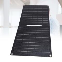 Foldable Solar Panel 24W 5V Efficient Charging USB And Type-C Monocrystalli YVCE