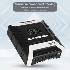 20-60A MPPT Solar Charge Controller Charger 12V/24V/48V with Color LCD Display E