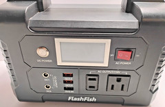 FLASH FISH, POTRABLE POWER STATION,M# E200, AC/DCX2,BOX ONLY NO SOLAR PANEL (A6