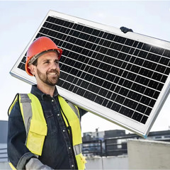 50W-500W Mono Solar Panel High-Efficiency18V PV Module Solar Generator for Off-G