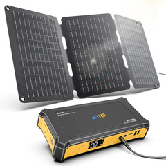 Portable Power Station 99.9Wh with Foldable Solar Panel 30W, Laptop Charger & Ba