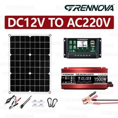 Grennova 1500W Solar Kit 40W Panel 60A MPPT Off-Grid Home Camping Backup