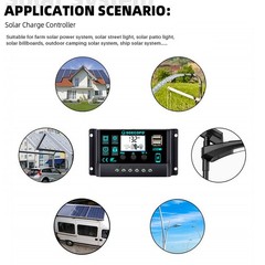 SOECOPO 8000W Peak Solar Kit 12V 24V to 110V/220V Inverter for RV Off-Grid Camp