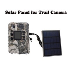 Solar Charger Continuously power solar panel for cameras with 5V 0.8W Micro USB