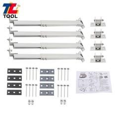 2 Set Solar Panel Tilt Mount Brackets Durable Aluminum Stand for RV Boat Camper