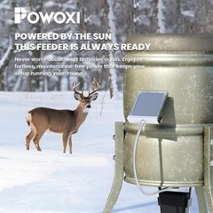12V 1.7W Solar Panel to Recharge Deer Feeder Battery Waterproof Outdoor S