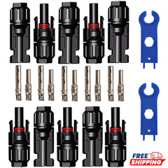 10 Set Male Female Wire Cable Connector Set Solar Panel Waterproof Connector