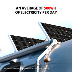 100W Watt 12V Mono Solar Panel Kit Charging Off-Grid Battery Power RV Home Boat