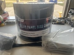 Solar Panel Bird Guard 8in X 100ft With 70 Clips. Mesh Size 1/2” X 1/2”