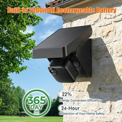 Solar Charger Mount for Blink Outdoor/XT Cameras, Waterproof, Adjustable Angle