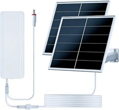 40W Solar Panel Charger Kit, Solar Panel for Security Camera 5V/12V Adjustabl…