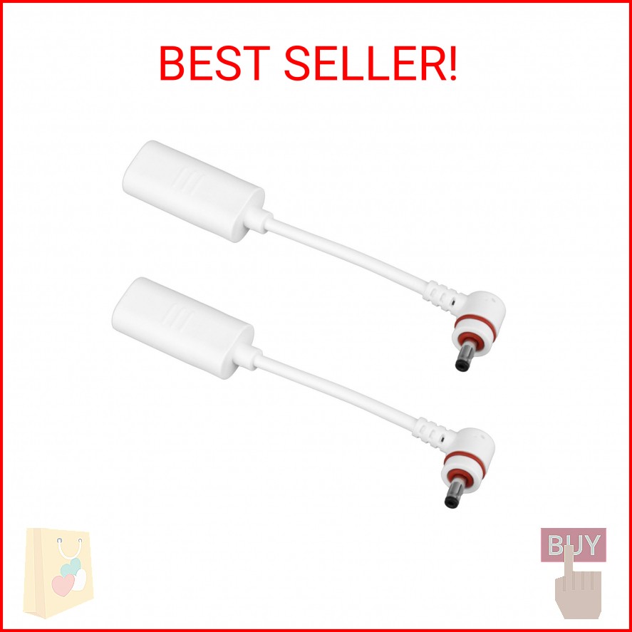 BTFO 2pcs USB-C to Barrel Plug Adapter, USB C & DC3.5 Adapter Connect Jack Solar