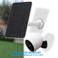 4w Solar Panel Compatible With Simplisafe Outdoor Camera Includes Secure Wall Mo