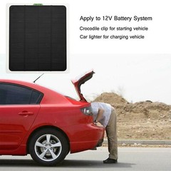 22W Solar Panel Kits 12V Trickle Battery Outdoor Charger Maintainer Boat RV Car