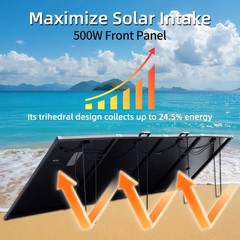 Solar Panel 500W 400W 300W 200W Mono 7-layer Laminated Foldable for Motorhome HQ