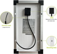 Compact 12V 10W Solar Panel Battery Charger with Easy Installation & Durability