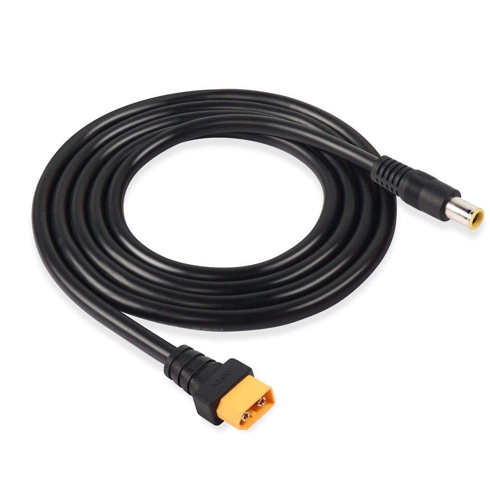 DC 8mm to XT60 Power Cable, 5Ft DC7909 7.9mm x 5.5mm Male to XT-60 Male Adapt…