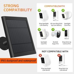 Waterproof Solar Panel for Security Cameras