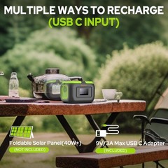Compact 120W Power Bank with AC Outlets – Perfect for RV, Van, and Off-Grid Life