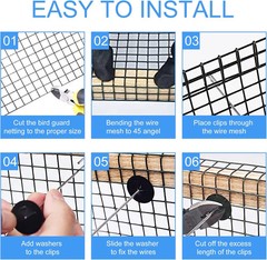 Solar Panel Guard, 6in X 100ft PVC Coated Critter Guard Roll Kit for Solar Panel