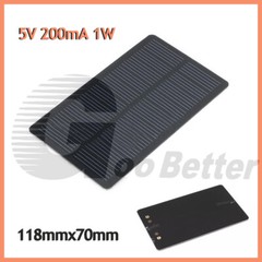 Solar Cell Solar Panel 5V 200mA 1W PET Battery Charger Controller DIY 118mmx70mm
