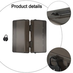 For Different Outlets Lockable Extension Box 6 Output Holes Box ABS Material