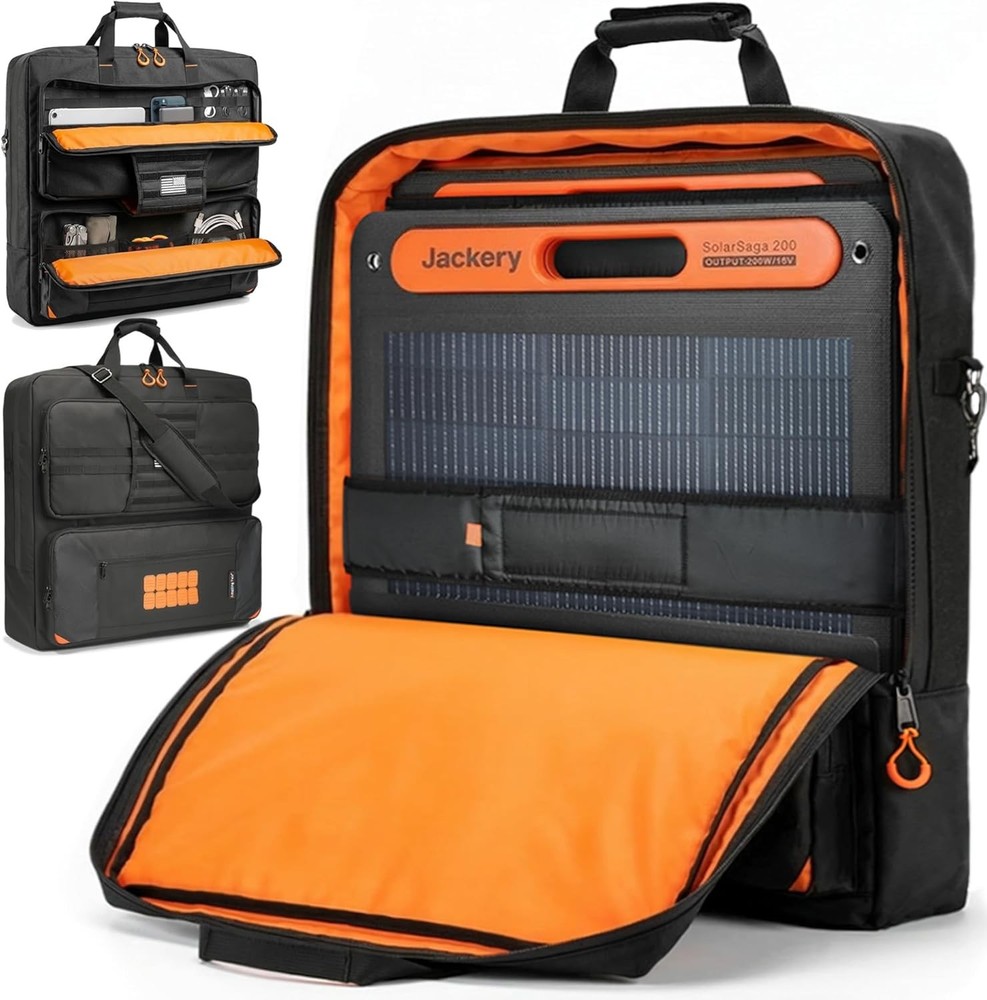 Jackery Solarsaga 200W Solar Panel Carrying Bag with Water-Resistant Cover