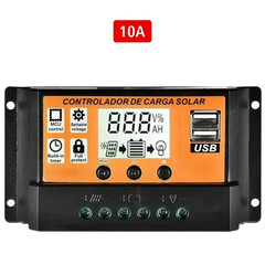 LCD Photovoltaic Controller Color Display 12V/24V Car 10A 20A 30A