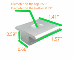 Solar Mid Clamp 5/8» Pack of 20