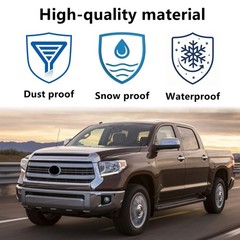 Front Upper Hood Molding Fit For 2014-2021 Toyota Tundra 14-21 Tundra Grill U…