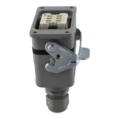 Reliable 6 Pin Industrial Rectangular Connector Resistant to Extreme Conditions