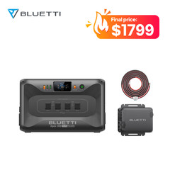 BLUETTI Apex 300+Charger 1 560W Alternator Charger 2764Wh Power Station