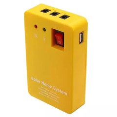 5V Solar Power Panel Generator Kit USB Charger Home System 3×LED Bulbs LightOl