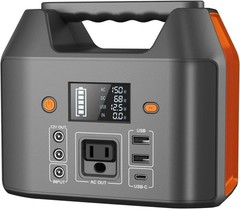 Portable Power Station 150W 155Wh Solar Generator 110V 42000mAh Portable Power