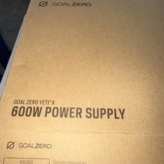 Goal Zero Yeti X 600W Power Supply New Open Box
