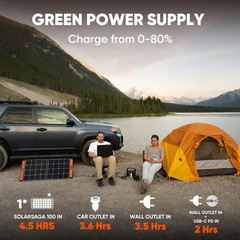 Jackery Solar Generator 300, 293Wh Power Station with 40W Solar Panel, 300W Pure