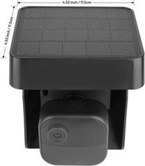 Weatherproof Solar Charging Mount for Blink Outdoor Cameras with Adjustable Angl