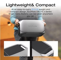 EF ECOFLOW Delta 3 Series Smart Expansion Battery 1024Wh LiFePO4 WE SHIP OVERSEA