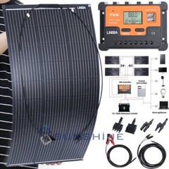 400W Flexible Mono Solar Panel Kit for Camp Home RV Power Starter Battery Charge