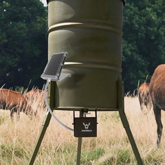 6V Solar Panel Charger for Deer Feeder Battery Outdoor Waterproof Mount Kit IP65