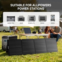 ALLPOWERS SOLAX 100W 200W Foldable Solar Panel Portable Solar Charger Camp Trip