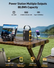 VTOMAN Jump 100 Portable Power Station Solar Generator LiFePO4 Battery Power …