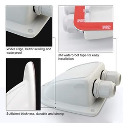 Abs Solar Double Cable Entry Gland For All Cable Types 2mmฒ To 6mmฒ For Solar Pr