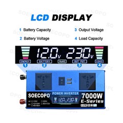 7000W Complete Solar Panel Kits Solar Power Generator 100A Home 110V/220V Syst