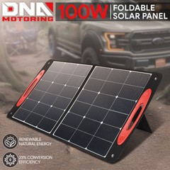 100 Watt USB Foldable Solar Panel Kit for Generator Power Bank Station Charger