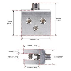 Solar Panel Fixture Clamps Compatible with For Standing Seam Metal Roofs
